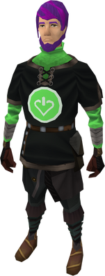 DonateGames tunic equipped