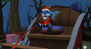 Imp in Sleigh