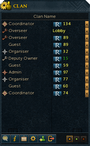 Clan chat
