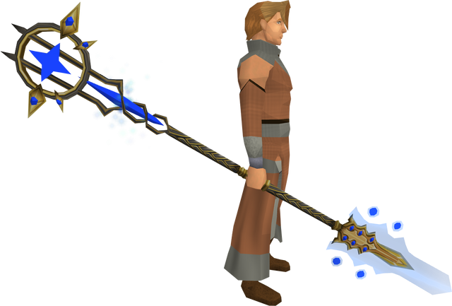 File:Saradomin Tuska spear equipped.png