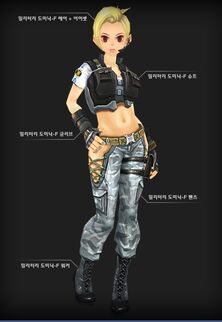 Military Dominic female set