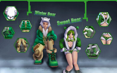 WinterandSweet BearsGreen