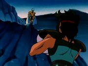 Shura encuentra a Aioros