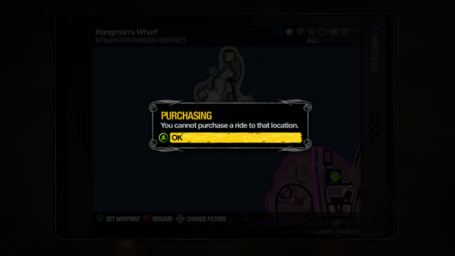 File:Taxi Service - purchasing unavailable ride in Saints Row 2.png