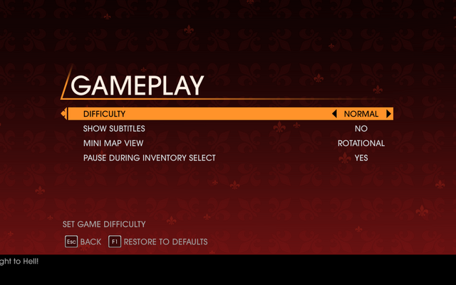 File:Saints Row Gat out of Hell - Main Menu - Options - Gameplay.png