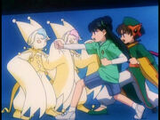 Syaoran y Meilin en la captura de Gemelos