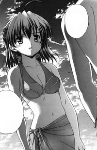 Sekai confesses to Makoto manga