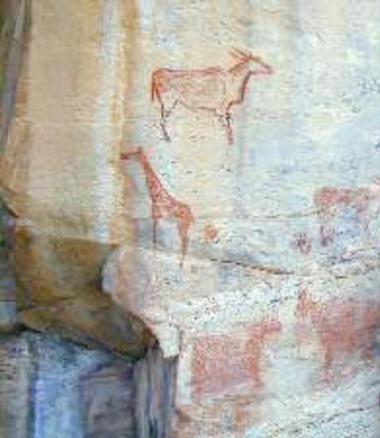 Tsodilo rock paintings 1