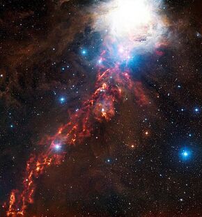 APEX view of star formation and cosmic clouds in the Orion Nebula