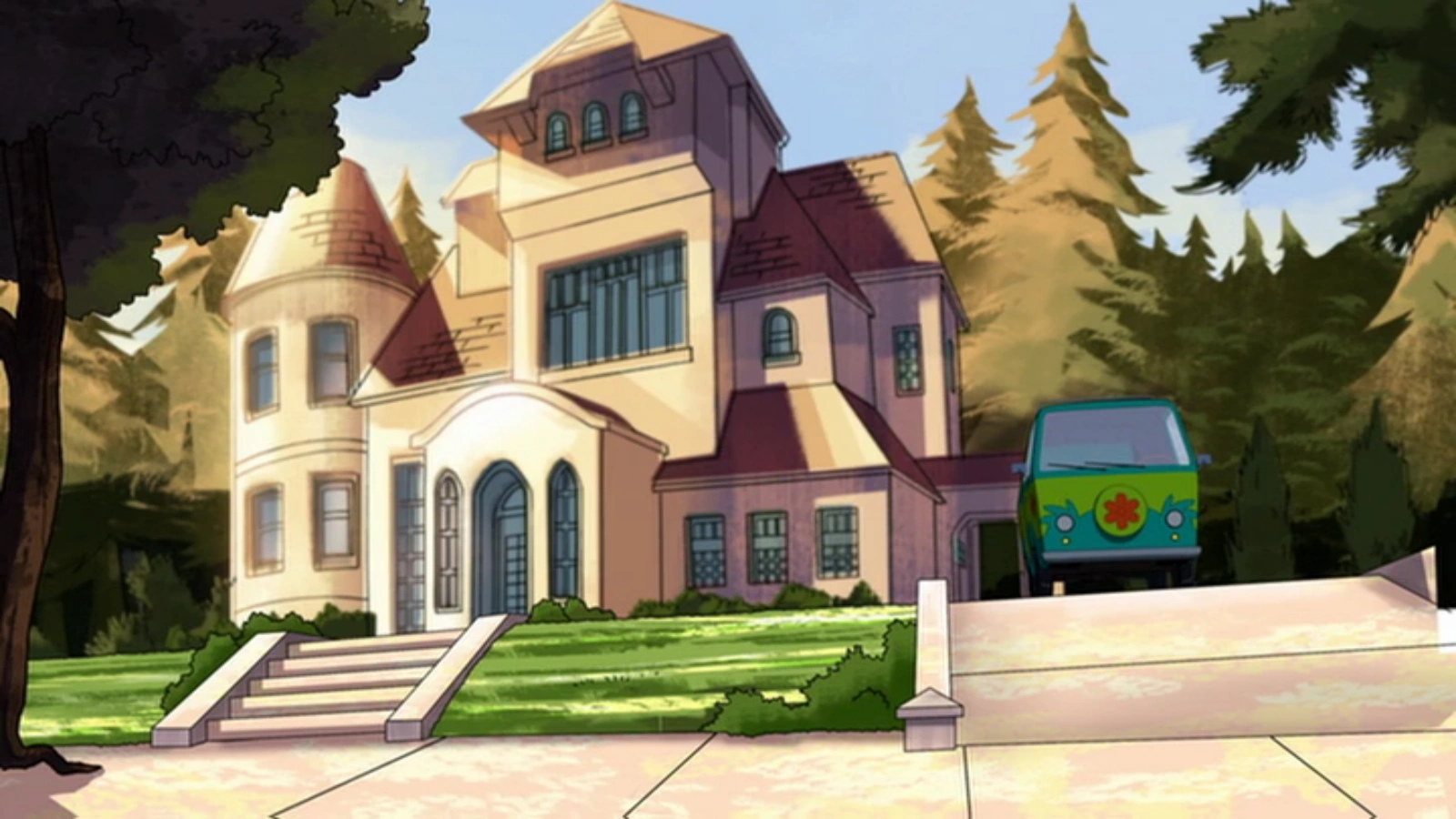 Fred Jones's mansion (ScoobyDoo! and the Beach Beastie) Scoobypedia FANDOM powered by Wikia