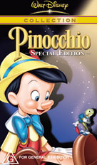 Pinocchio 1992 VHS