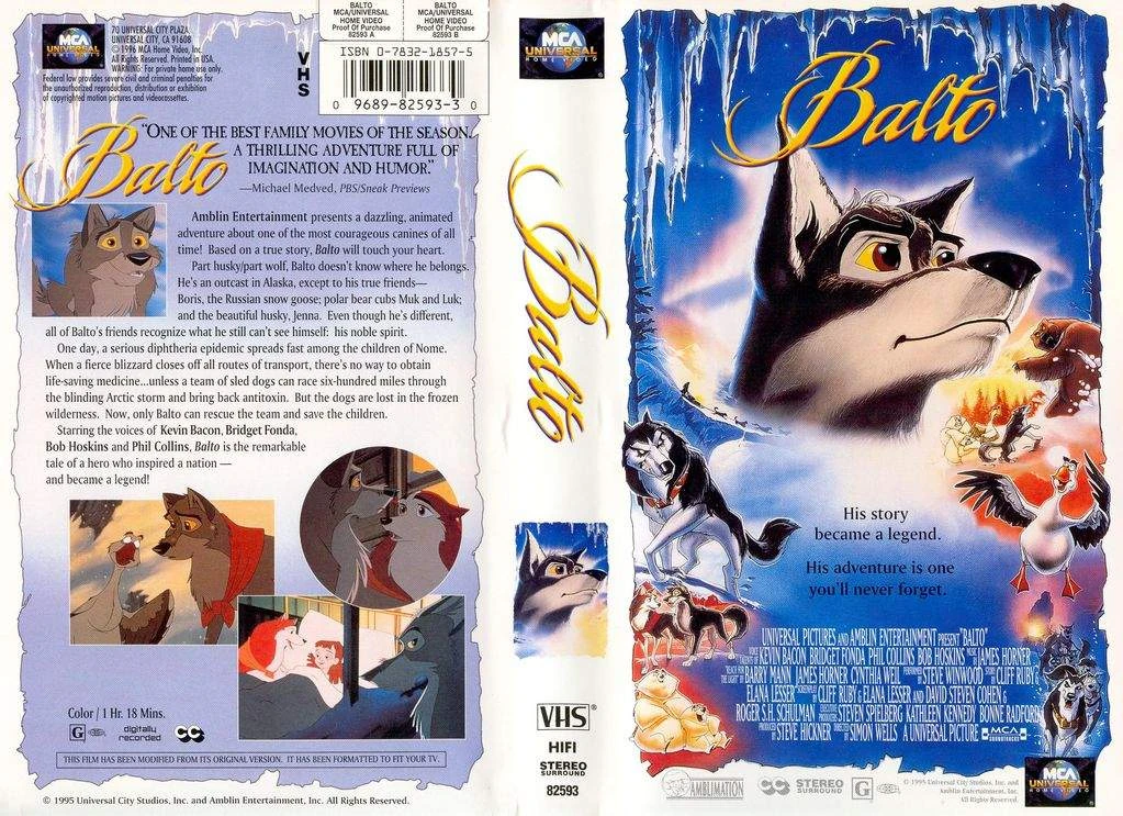 Opening To Balto 1996 VHS (New Line Version)  Scratchpad 