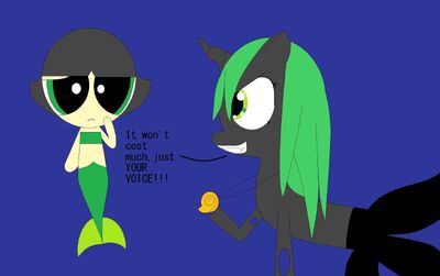 The Little PowerPuff-Mermaid