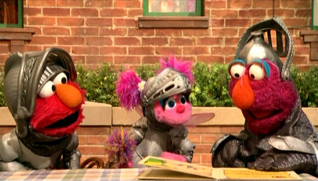 File:Elmo Abby and Telly as Knights.jpg