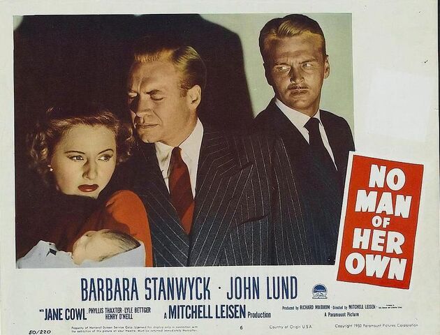 File:1950 - No Man of Her Own Movie Poster.jpg