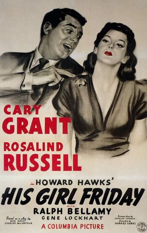 File:1940 - His Girl Friday Movie Poster.jpg