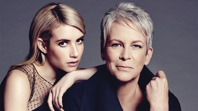 Archivo:Emma-roberts-jamie-lee-curtis-scream-queens-variety.jpg