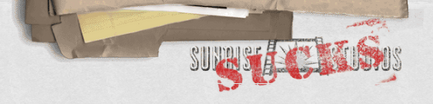 Sunrise Sucks logo