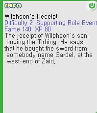 Wilphson's Receipt