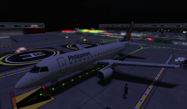 File:Philippine Airlines at first perfect landing at home Airport SLGR at night 01 001.jpg