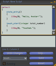 Script-window