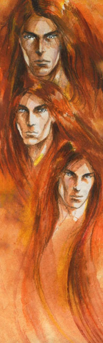 Maedhros, Amrod et Amras.jpg