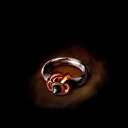 Obsidian ring