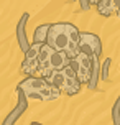 Whackable desert skulls