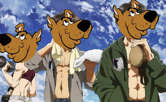 Just scooby hittin the gym with his friends copy