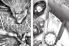Eren seals the breach