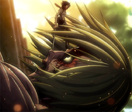 Mikasa intercepts Annie.png