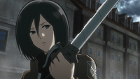 Mikasa kills the abnormal Titan.png