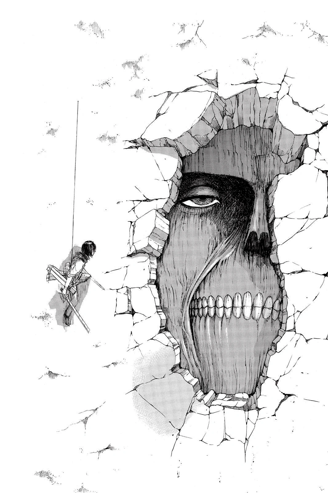Image Mikasa and the Wall Titan.png Attack on Titan Wiki Fandom