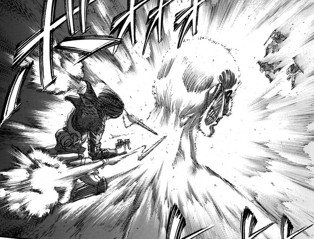 File:Bertolt deflects Mikasa's attack with hot steam.png