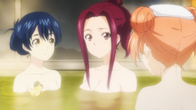 Polar Star girls at the bath