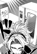 Rentaro prepares his equipment