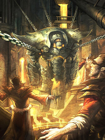 3 wiz and iron golem by njoo