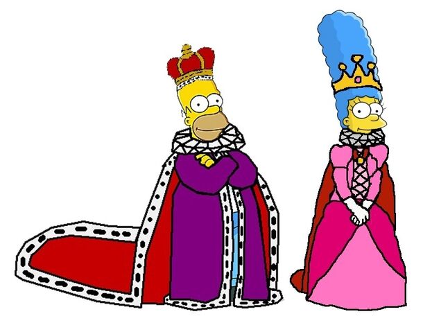 File:King Homer and Queen Marge.jpg
