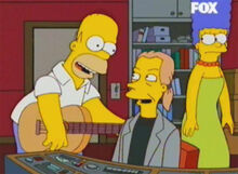 Homer declan violão marge