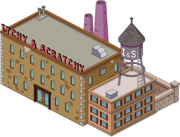 File:Itchy-scratchy studios Tapped Out.png