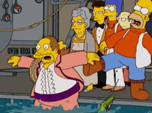 Homer chuta jeff vai gordo
