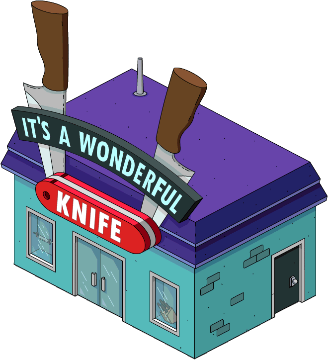 It's A Wonderful Knife The Simpsons Tapped Out Wiki FANDOM powered