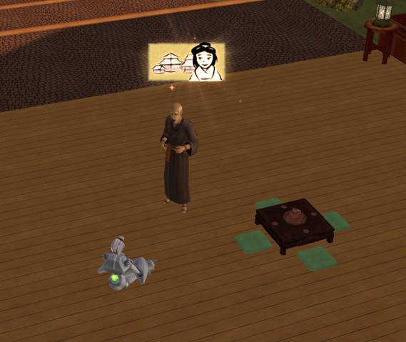 File:Sim being told the dragon tale story.png