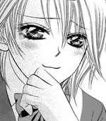 Kyoko blushes