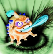 Negative wrecking ball