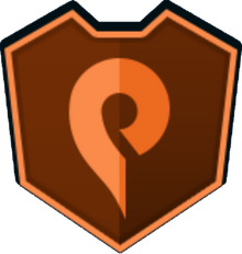 Emblem - Orange Swirl