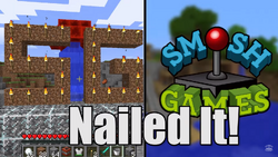 Smosh Games Maricraft logo comparison