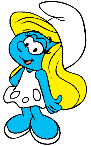 File:Smurfette Cartoon.png
