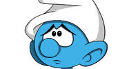Image result for sad smurf animated