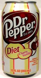 Diet dr pepper cherry vanilla